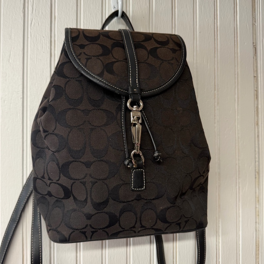 Coach Vintage 2002 Monogram Backpack